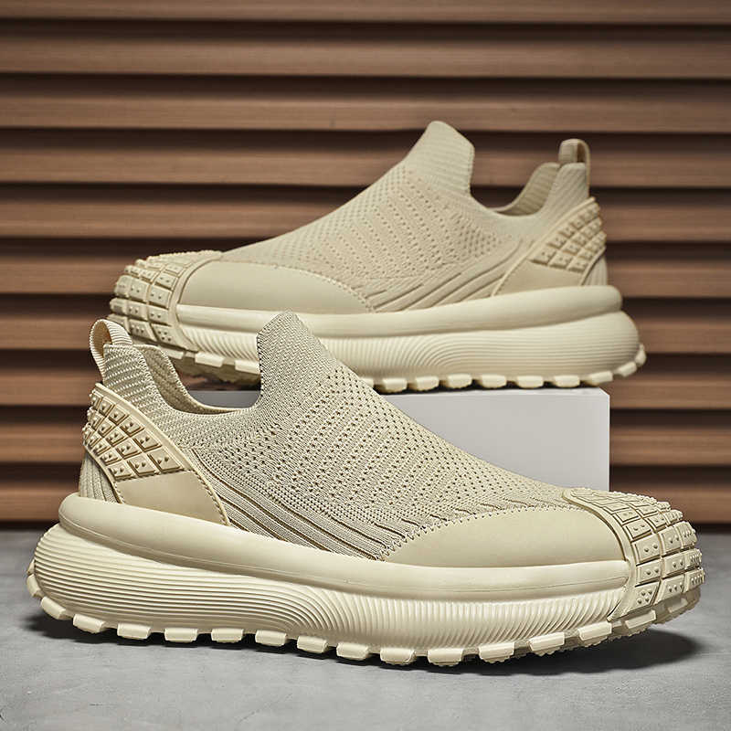 Parkour Round Tip Shoes Men Daily Loafers Luxury Trainers For Men Gray Sneakers Sport Traning Out Sapatenis Outside Comfort