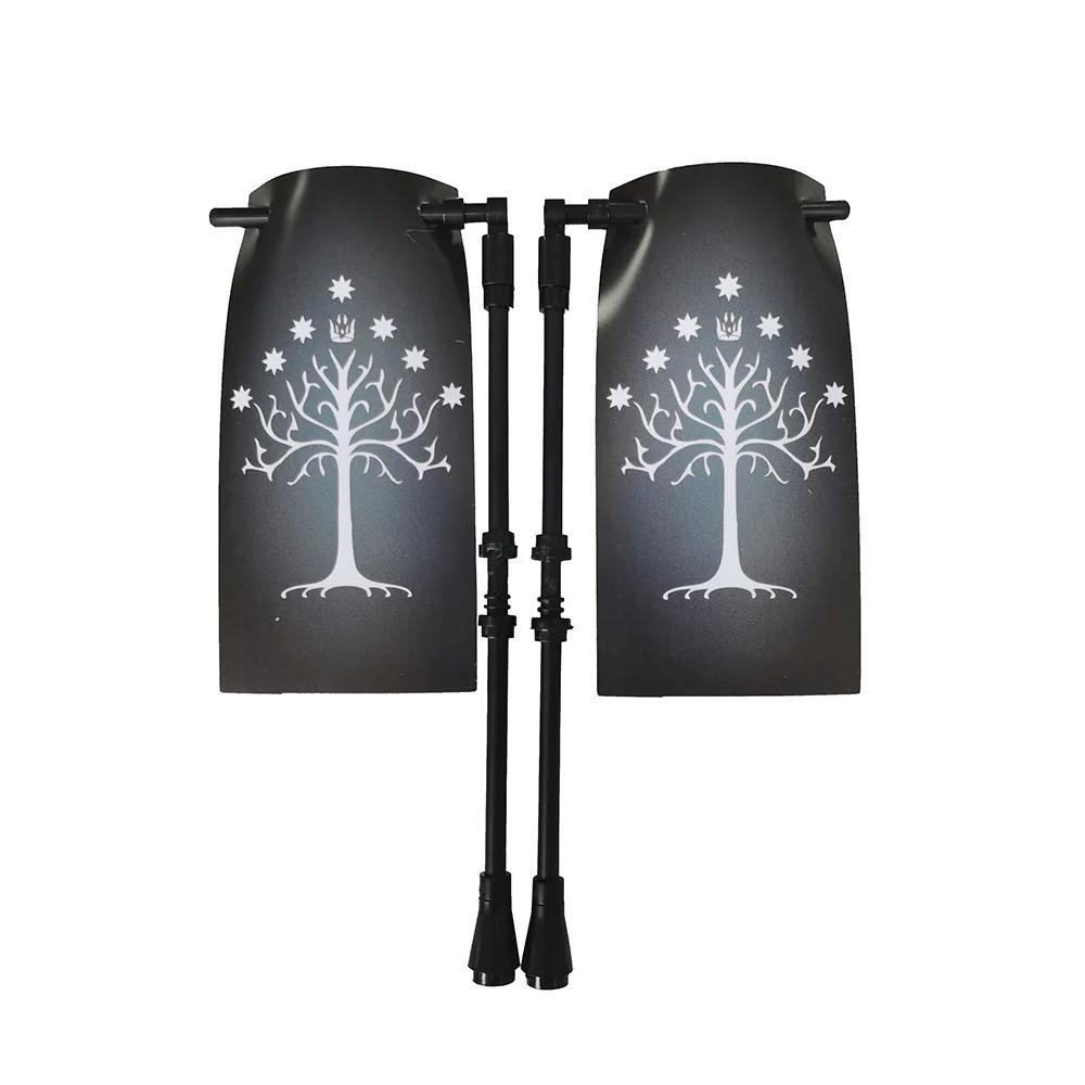 Średniowieczny Zamek Rycerz Legion Flaga Klocki Wojskowa Postać Krzyżowcy Flagi Gondor Starożytny Święte Cesarstwo Rzymskie Zabawka