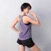 Damernas Snabbtorkande Y-rygg Smal Passform Träningslinne - Ärmlös Löp- och Yogatopp