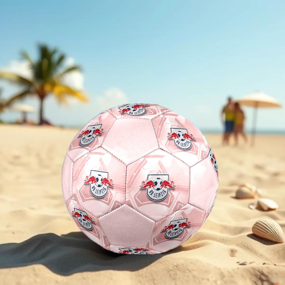 RB Leipzig Fußball, bunt, für alle Altersgruppen geeignet, maschinengenäht, PVC-Material, Wettkampfqualität, langlebig und hoher Rückprall
