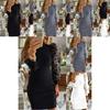 Elegant Women's Polka Dot Jumper With Long Net Yarn Sleeves For Flattering Bodycon Fit