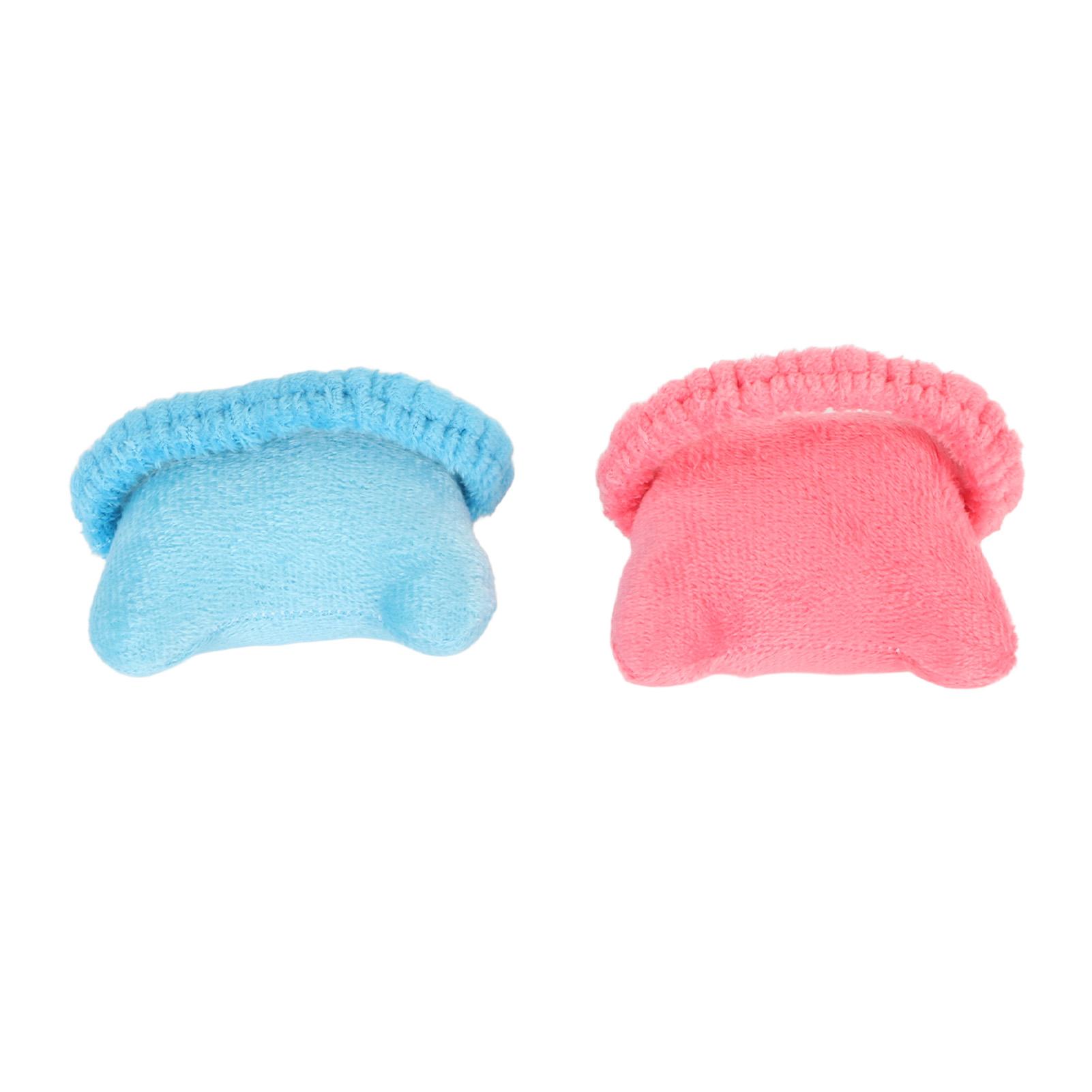 

2Pcs Mouse Wrist Rest Adjustable Band Bouncy Cotton Comfortable Wrist Pillow for Office Workers