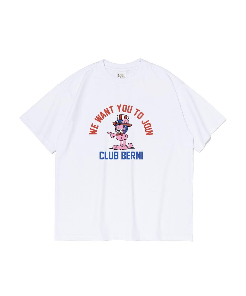 BERNI Club To Join Short Sleeve T-Shirt (White)