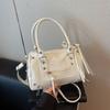 Autumn and Winter Retro New High-end Single Shoulder Crossbody Rivet Pillow Bag Handbag