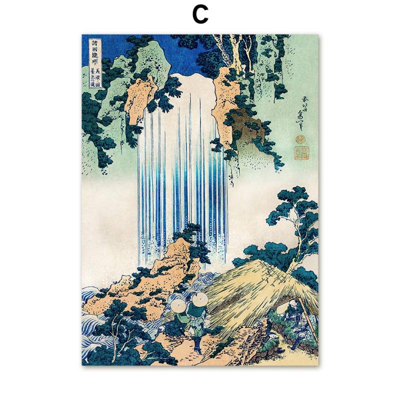 Hokusai Ohara Koson Japanese Art Poster Vintage Guest Room Home Bar Cafe Decoration Home Decoration Print Wall Poster Pictures