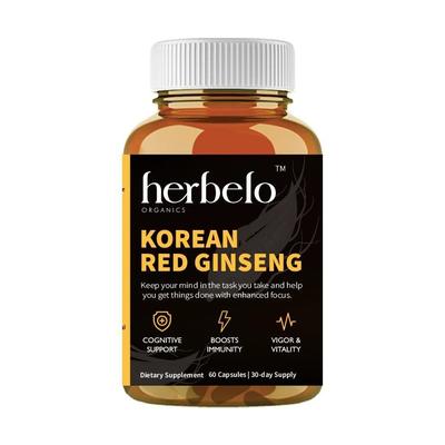 Korean Red Ginseng (60 Caps, 800 Mg), Korean Red Ginseng,