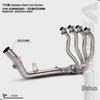 Kawasaki ZX4R/RR Titanium Alloy Exhaust Mid-Pipe for Direct Installation