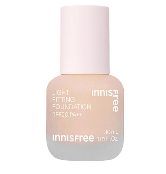 

Innisfree Основа под макияж Light Fitting Foundation 30 мл - Веганская основа для макияжа (4 цвета) 21N Vanilla