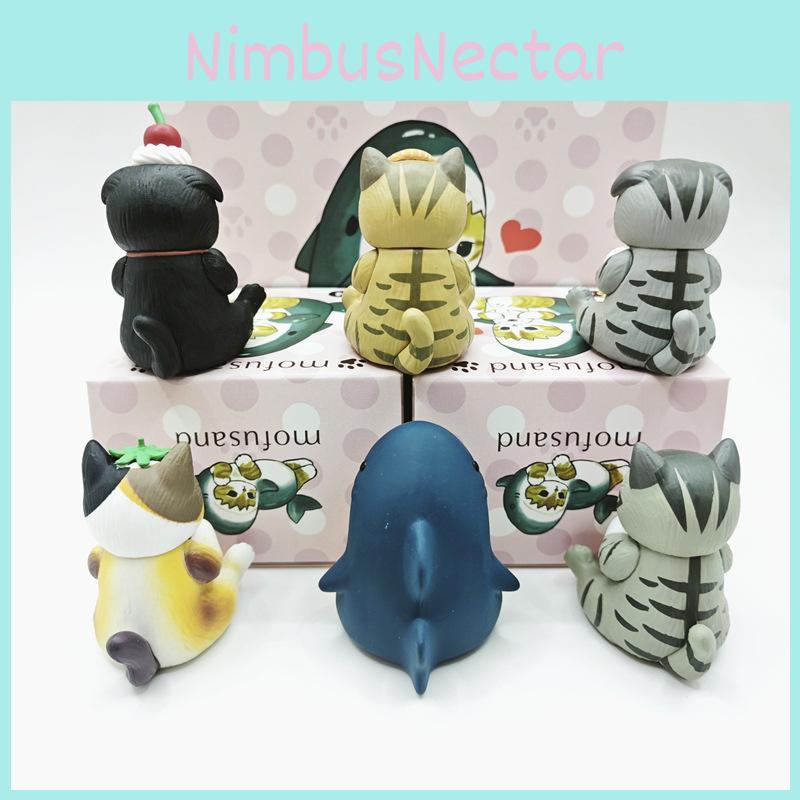 Animal Pvc Blind Box Figures 6 Mini Assorted Collectors Toys For Kids Room Gifts