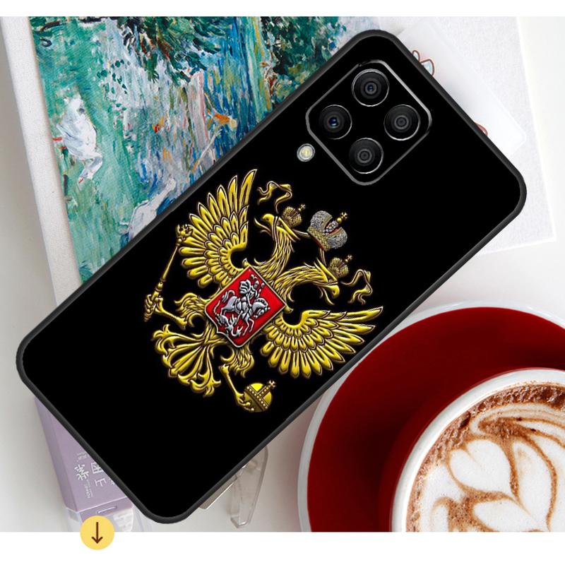 Russia Russian Coat Of Arms Case For Samsung Galaxy M13 M16 M11 M21 M31 M20 M23 M54 M14 M34 M52 M32 M12 M36 M56 M15 M55