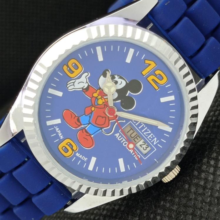 

ВОССТАНОВЛЕННЫЕ ВИНТАЖНЫЕ CITIZEN AUTO 8200 JAPAN MENS D/D BLUE WATCH 610a-a317679-2 SKU610a-a317679