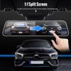 E-ACE 10 Inch Car DVR Mirror Video Recorder 1080P Touch Screen Dashcam For Car AHD Lens Streaming Driving Recorder Dash Camera
