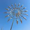 Garden Windmill Outdoor Wind Spinner Iron Crafts Wind Power Rotating Sculpture Ornament Garden Patio Lawn Courtyard Decor