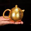Gilded Dragon Fish Health Tea Pot