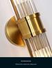 Nordic Crystal Wall Sconce: Elegant Living Room & Bedroom Light Fixture