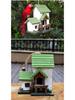 Xianci Outdoor Vogelhaus aus Massivholz: Garten-, Hof- oder Balkondekoration Ornament.