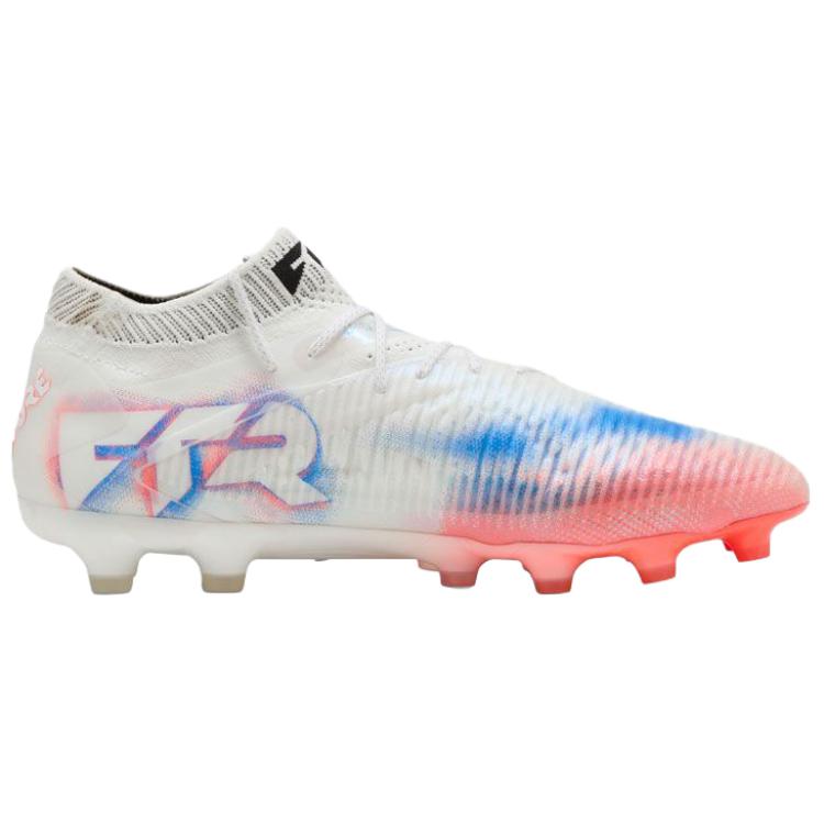 Puma Future 8 Ultimate Fashion Comfortable Soccer Shoes Unisex sneaker White Red Blue 108585-01