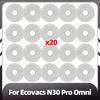 Compatible for Ecovacs N30 Pro Omni Replacement Main Side Brush Mop Pad Dust Bags Spare Parts Accessories