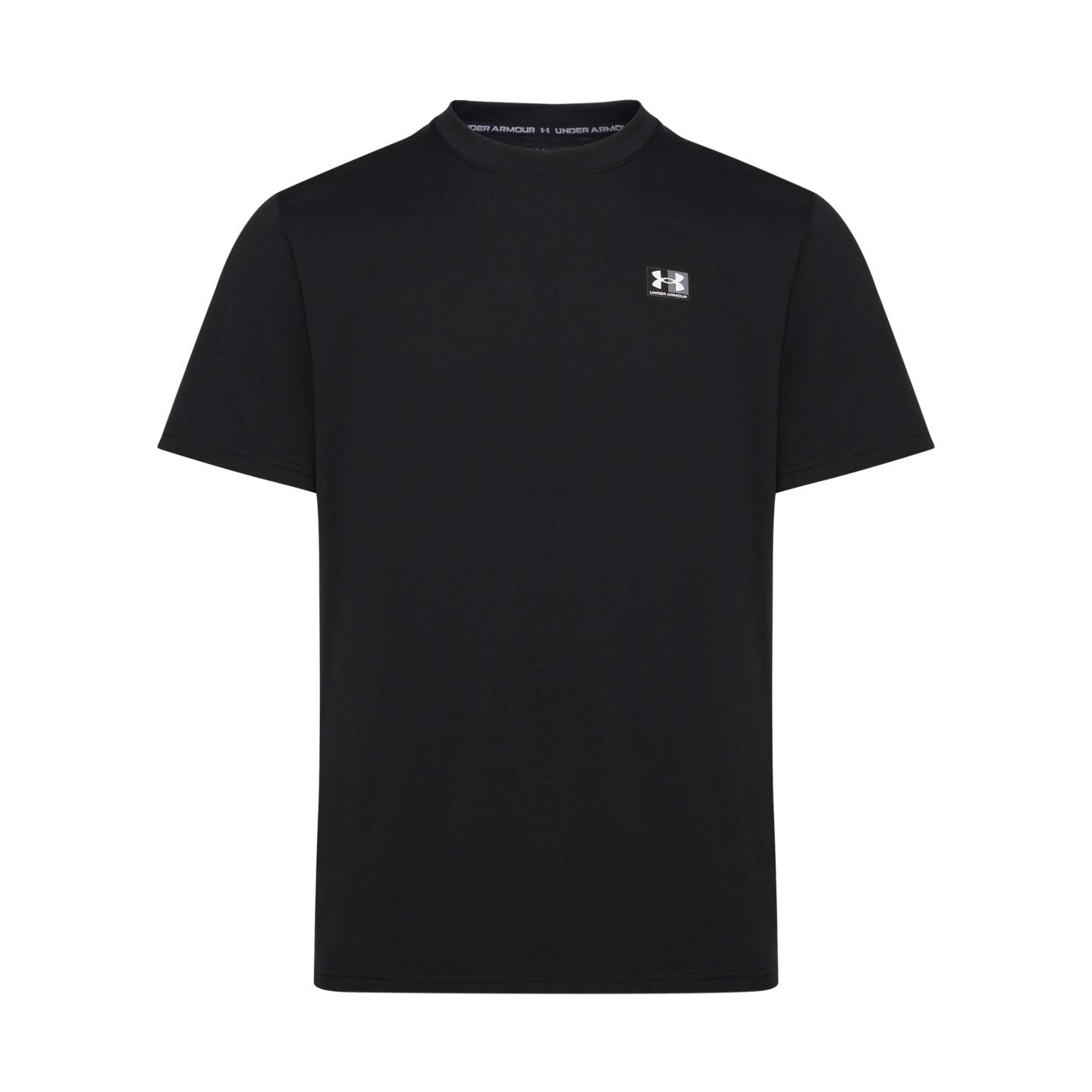 

Under Armour Спортивная повседневная футболка с логотипом, свободного кроя, из тяжелого хлопка, с коротким рукавом, дышащая, мягкая, удобная, мужская, топ 6011124-001 S