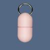 Capsule Shape Medicine Box Keychain Portable Mini Keychain Creative Pills Box