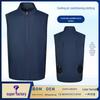 Men's Cooling Vest with Fans - Summer Sun Protection, Heatstroke Prevention, Outdoor Workwear