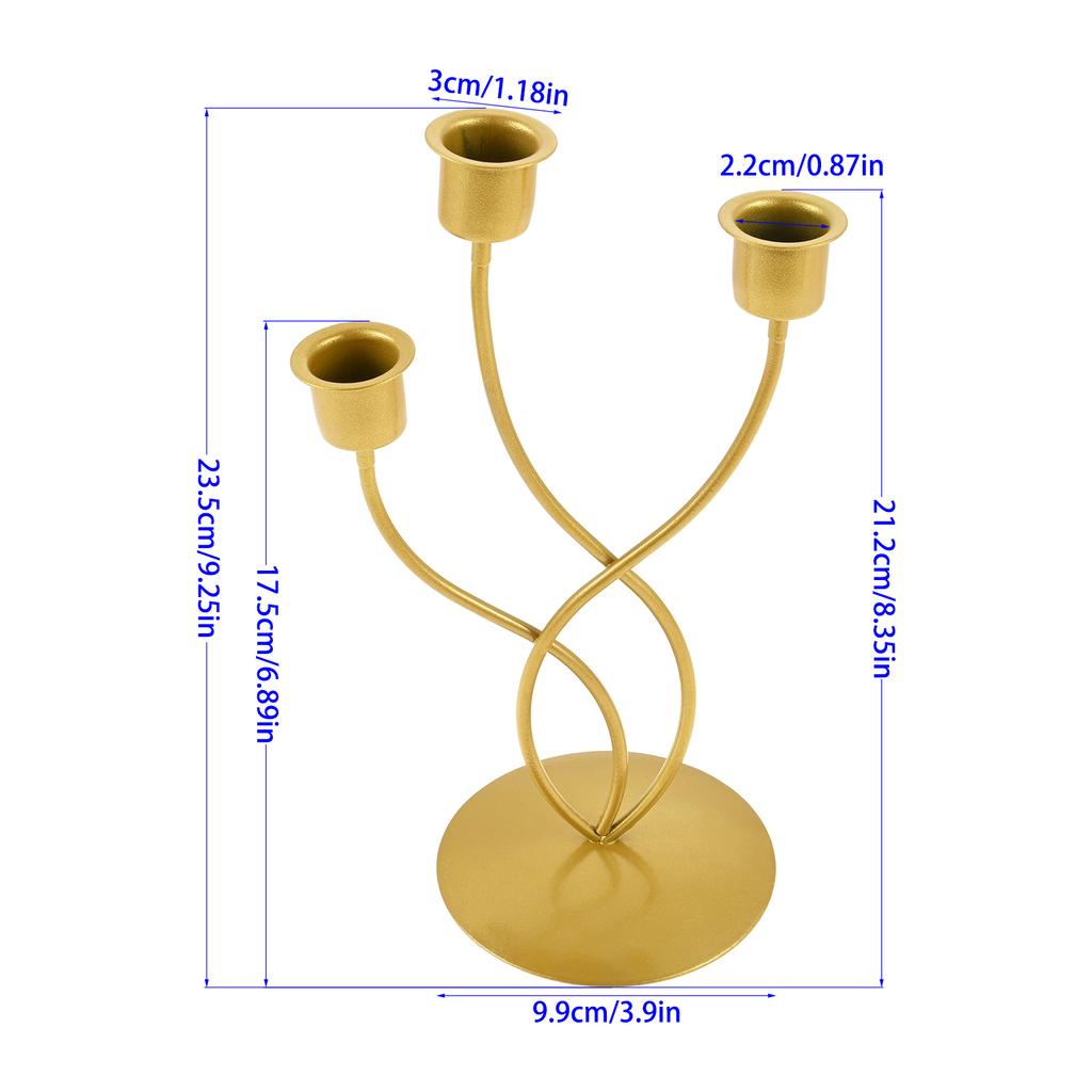 Candle Holder for Pillar Candles Stable Base Table Centerpiece Candlestick Holder for Mantel Fireplace Dining Desktop Home Decor