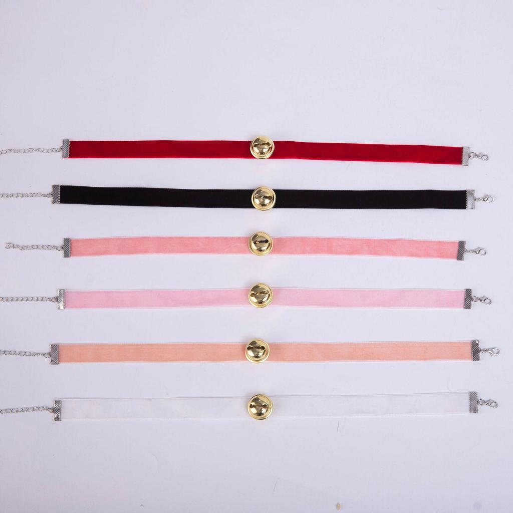 Velvet Christmas Bell Choker Necklace: Festive, Soft, Sweet, and Stylish for Every Little Princess