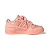 Adidas Originals FORUM Satin Low C Cushioning, Wear Resistant Low top Skateboard Shoes Pink Children Aged 3 7 Years Old FY8821