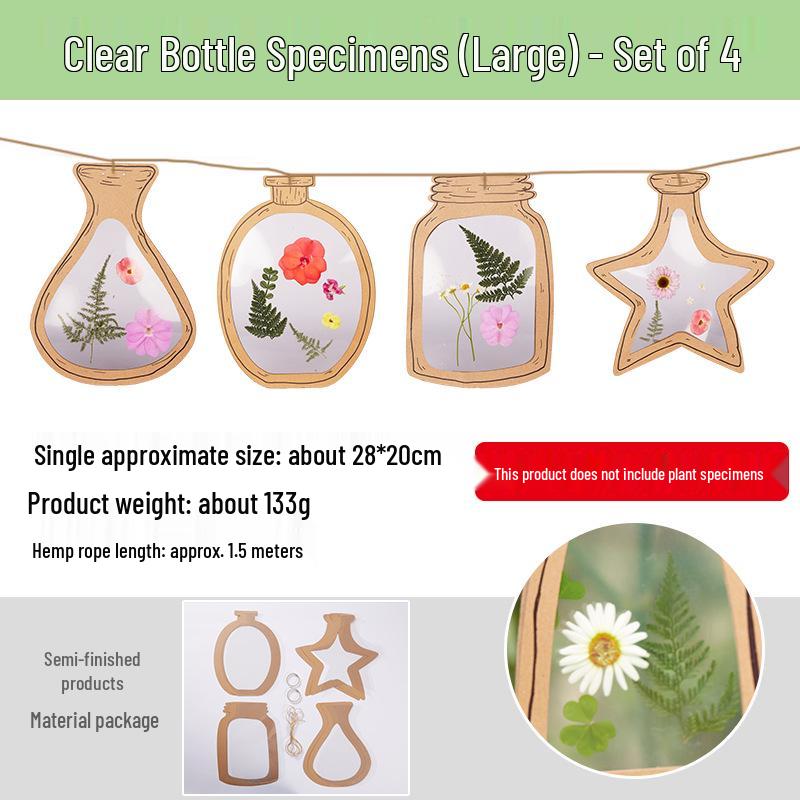 Handmade DIY Paper Specimen Bottles for Kids  Creative Painting Art Materials
