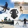 Motorcycle Back Protector Detachable Thick EVA Protection Back Pad Cushion for Motorcycling Mountain Biking Skating