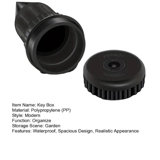 1/2Pcs Key Box Waterproof Sprinkler Key Hider Realistic Look Easy Installation Secure Outdoor Key Storage Case Hidden Spare Key Holder