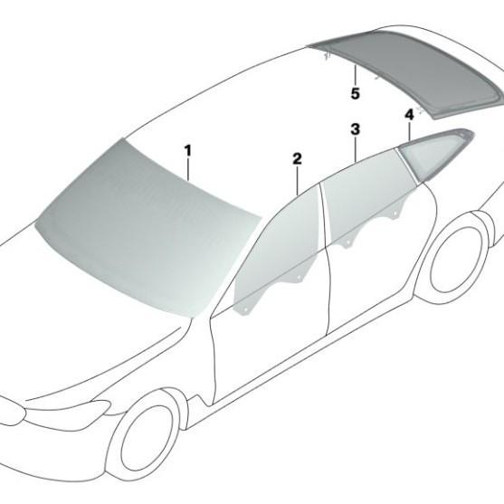 BMW 6 Series G32 GT Front Windshield Rubber Seal - Models 51317412653/654