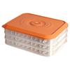 1pc Refrigerator Organizer, Dumpling Storage Box, Food Storage Containers with Lids, Fresh Keeping Box, Stackable Kitchen Organizer