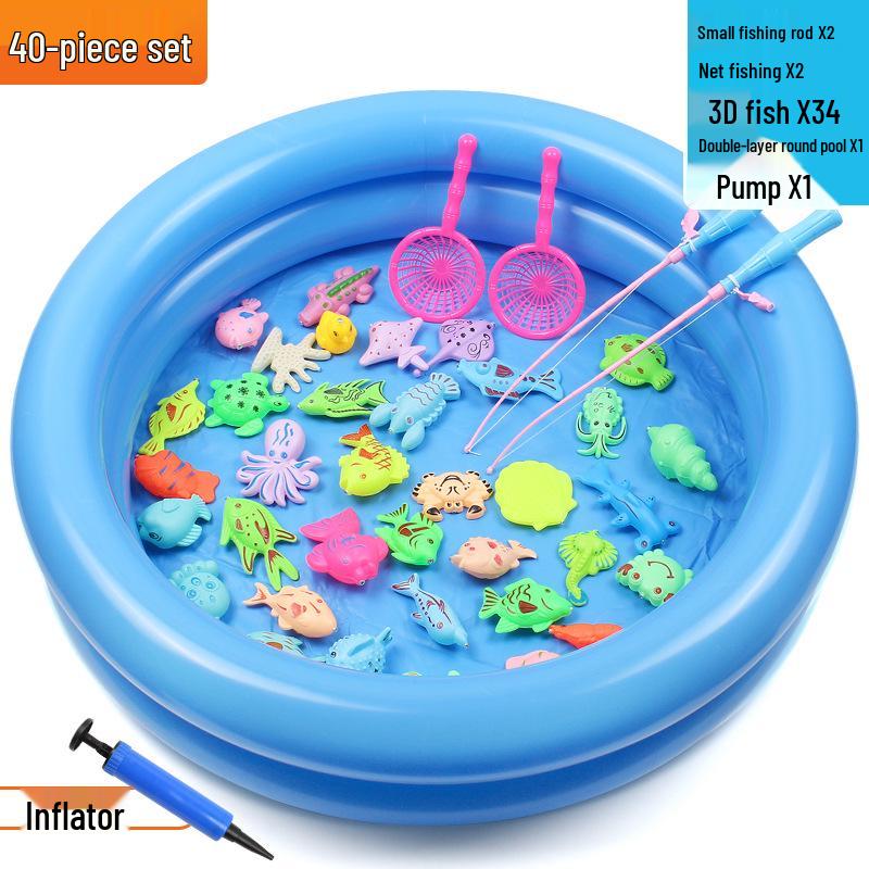 Children's Magnetic Fishing Toy Set – Summer Educational Role-Playing Game for Kids