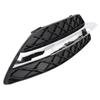 2 Piece DRL Fog Light Cover Trim Black For 2012-2014 C250 C300 C350 Luxury