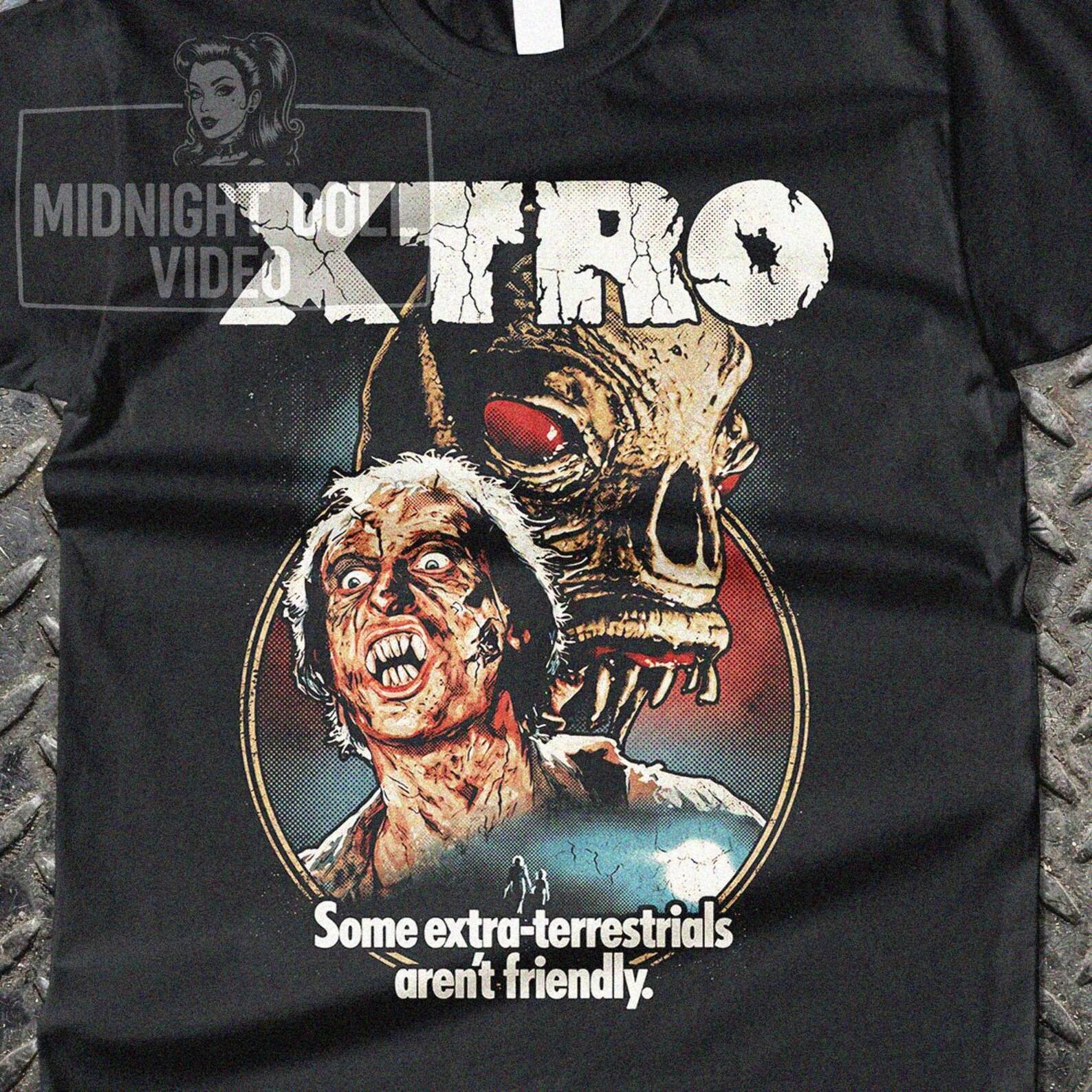XTRO T-Shirt - 1982 Cult Sci-Fi Horror Movie Tee S