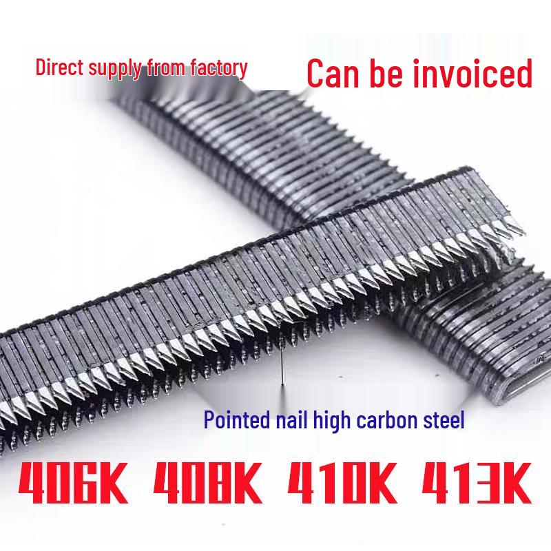 High Carbon Steel 406K-413K Staples & 425K U-Shaped Pointed Pneumatic Nails