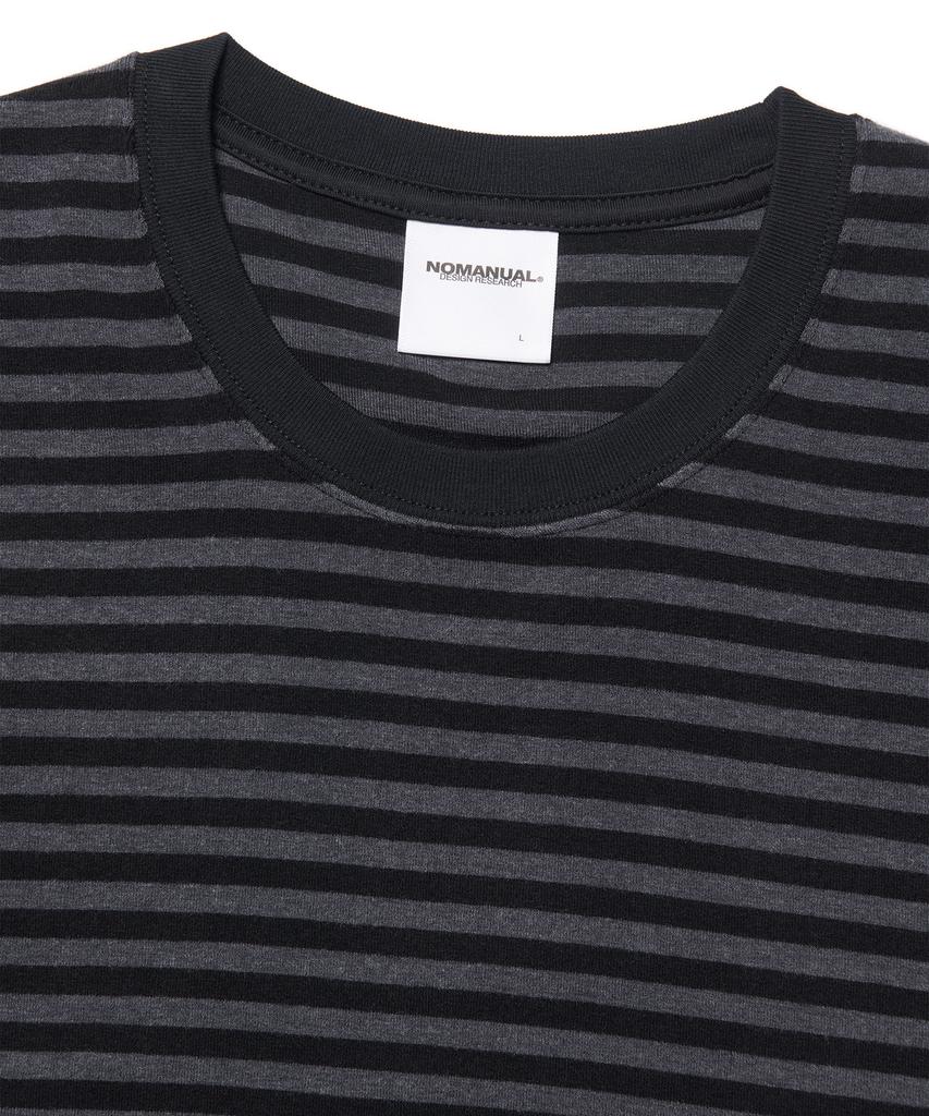 Nomaenyueol Nm Border T-Shirt - Black