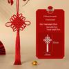 Handmade Red Chinese Lover's Knot Pendant with Tassel Ornament 2025