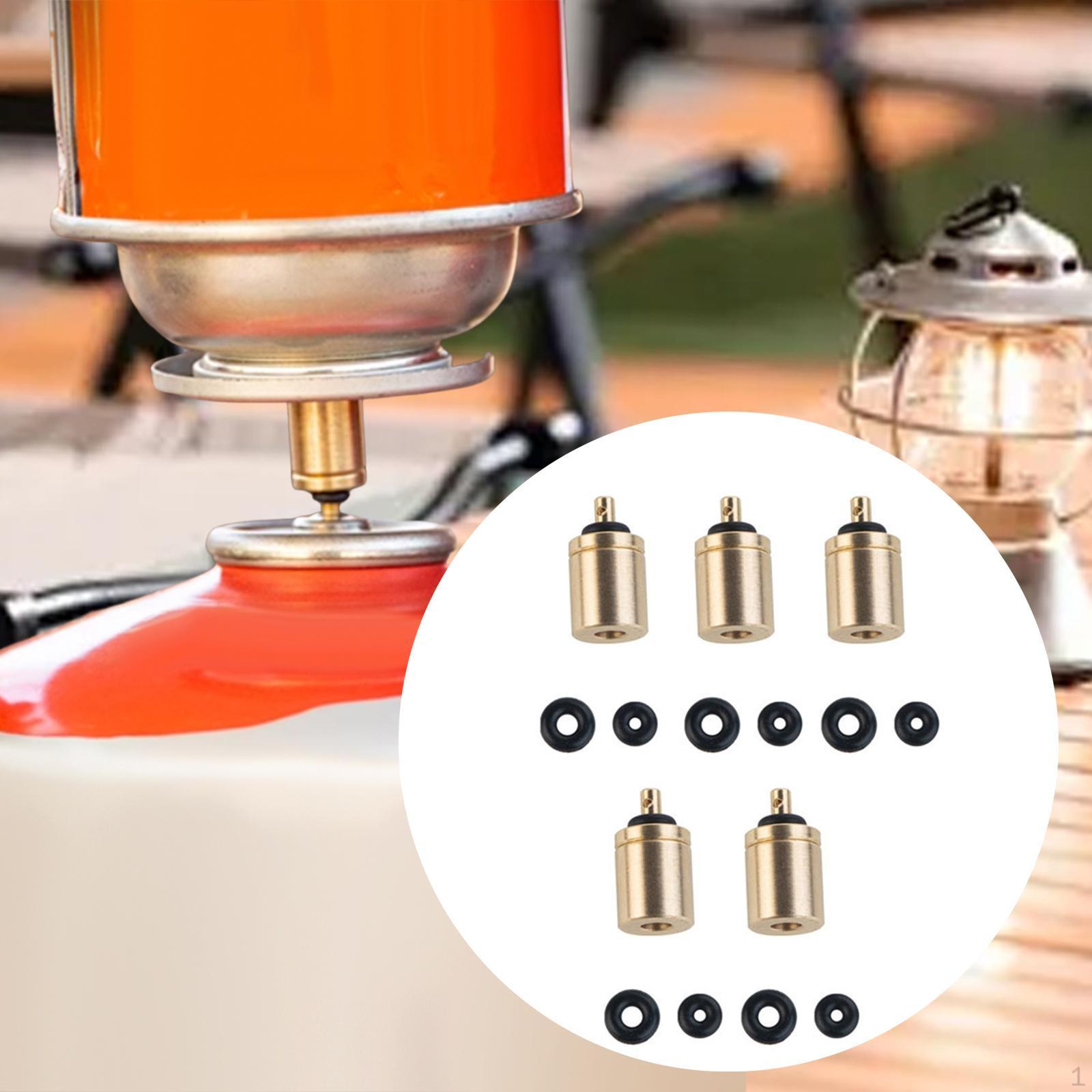 

Gas Refill Adapter Lightweight Equipment Refilling for Camping Outdoor Party 5PCS