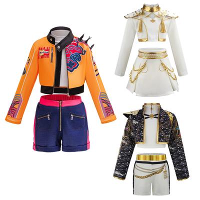 Ropa para Niñas Conjuntos de Ropa Cosplay K-POP Rumi Mira 3 Piezas Trajes para Niñas Halloween Zoey Disfraz de Fiesta de Cumpleaños 4-12 Años Ropa Nueva para Niños