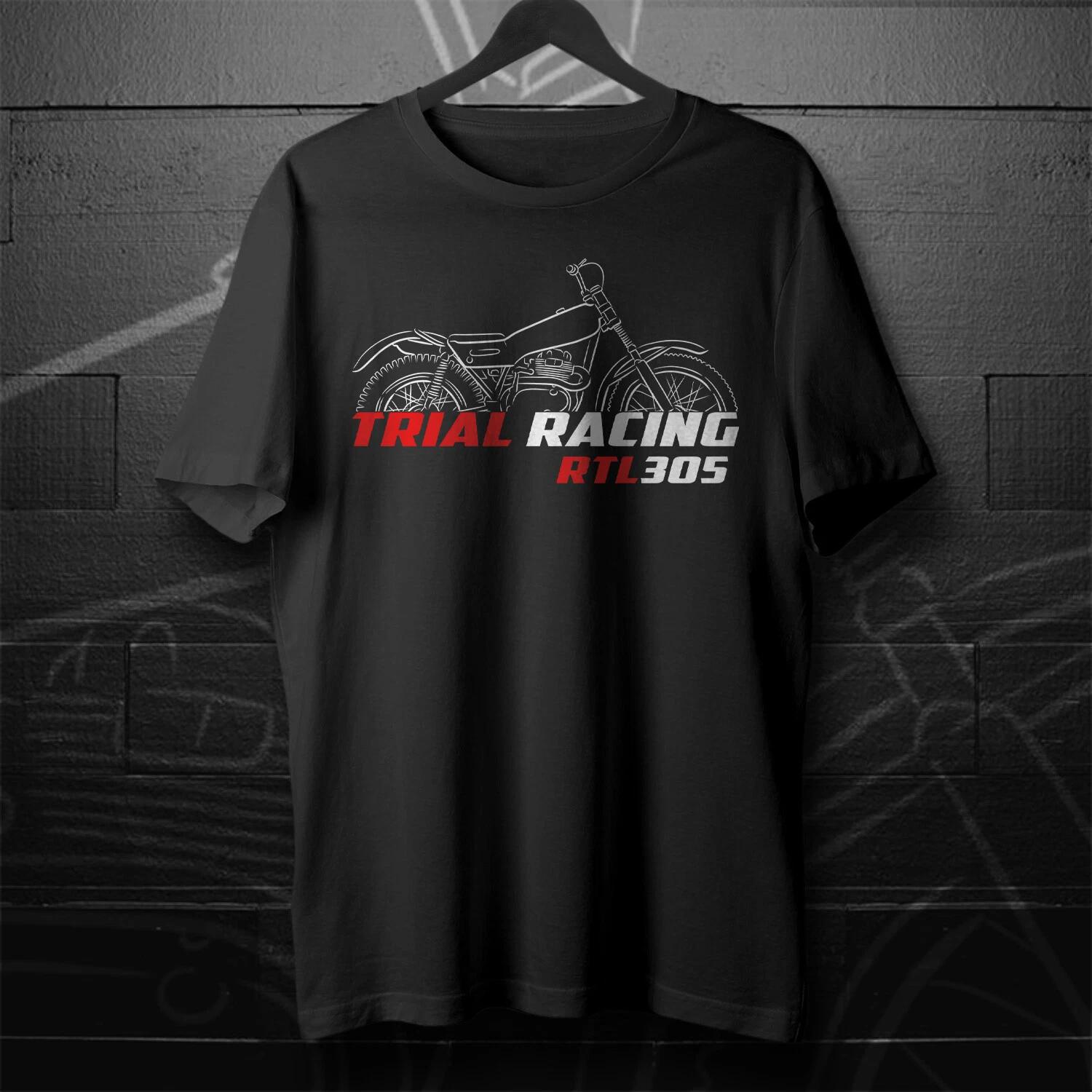 Black men s and women s T-shirt Honda RTL 305 - Motorcycle S