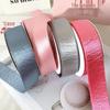2.5cm Thick Bright Double-Sided Satin Ribbon for Gift Wrapping, Bouquet, Decoration, Baking, DIY, and Floristry.