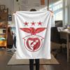 Benfica LOGO Flanelová deka, Vysoká kvalita, Pohodlná pro všechna roční období, Domácí dekorace, Teplo a pohodlí