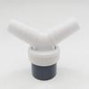 DN40 Three-Way Dishwasher Connector with Gasket for Washing Machine & Sink Overflow Pipe