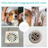 Floor Sink Strainer Filter Mesh Disposable Hair Catchers Floor Drain Patch Anti-Clogging Filter Patch  Bathroom Accessories