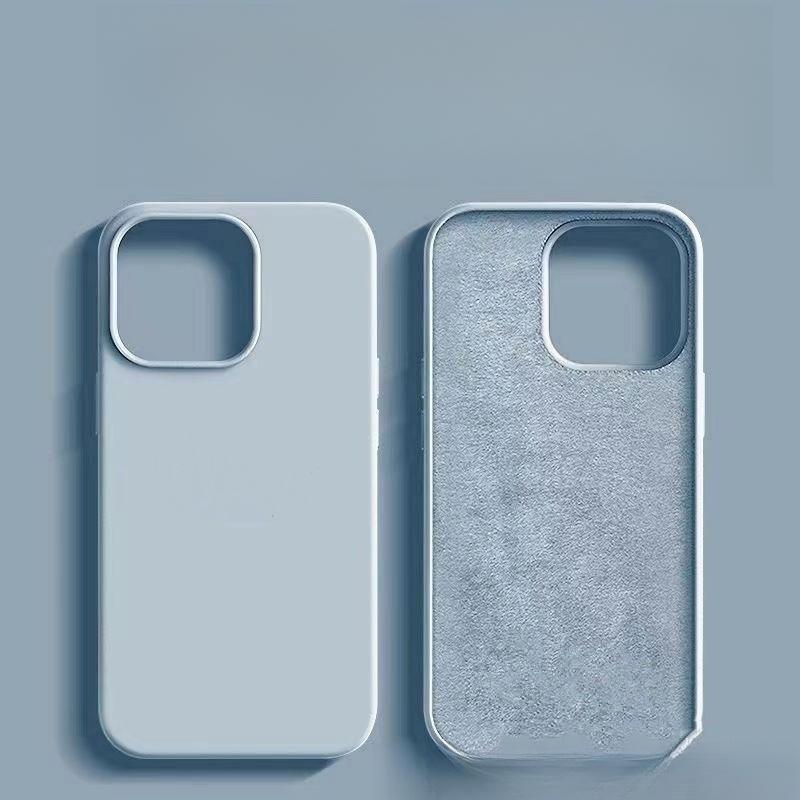 

Подходит для iPhone16 Жидкий силиконовый чехол для мобильного телефона Apple 14 Сумка для творчества 13 Европейский и американский защитный чехол iPhone 7PLUS/8PLUS