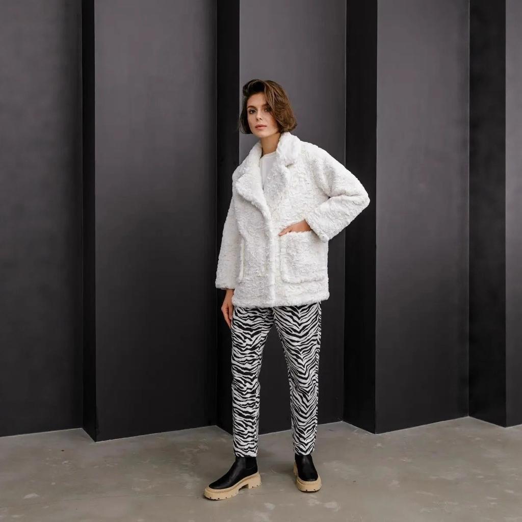 Women's plush fur jacket artificial fur top autumn and winter fashion imitation rabbit fur environmentally friendly fur coat