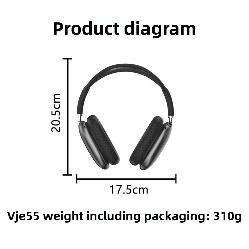 Bluetooth 5.4 Headset Mesh Head Bow True Wireless Knob Keys Music