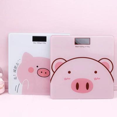 Cartoon Bluetooth Body Fat Scale Wireless Bathroom Floor Smart Electronic Digital Scale Analyzer Smartphone App Fashion